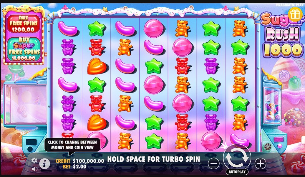 Sugar Rush 1000 gameplay